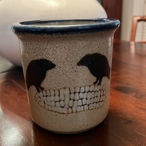 Monroe Salt Works Maine Art Pottery — Crows on Corn